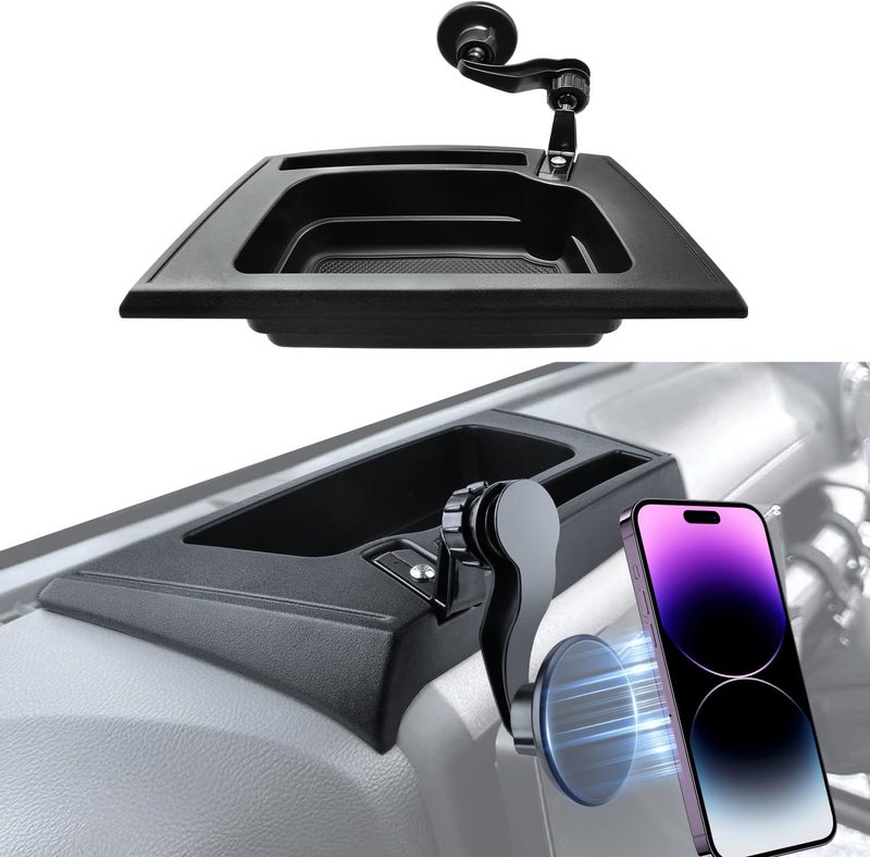 ZKJAYOE Magnetic Phone Mount for Jeep 2011-2017 Wrangler JK JKU - Dashboard Phone Holder with Magsafe for Jeep Wrangler Accessories (Not for JL JLU JT) - Image 1